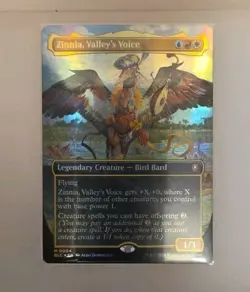 Zinnia Valley's Voice 04 Foil Commander: Bloomburrow Magic The Gathering - Image 1
