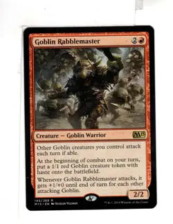 MTG SkeenAB Goblin Rabblemaster from M15. NM. - Image 1