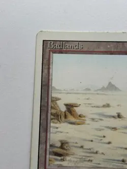 Badlands Revised Edition Rare - MTG Magic The Gathering HP - Image 3