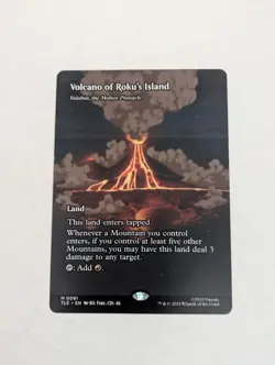 Volcano of Roku's Island - Valakut, the Molten Pinnacle (Borderless) Avatar: The - Image 1