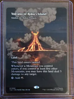 Volcano of Roku's Island - Valakut, the Molten Pinnacle (Borderless) Avatar ATLA - Image 1