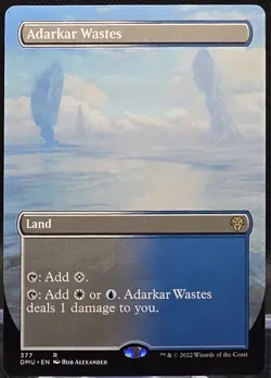 Adarkar Wastes #377 Dominaria United Regular Rare Borderless - Image 1