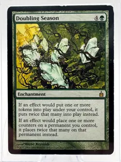 Doubling Season Ravnica: City of Guilds Regular Light Play MTG - Image 1
