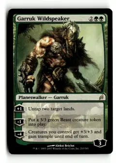 MTG | Garruk Wildspeaker | Lorwyn | Regular | Moderately Played | English - Image 1