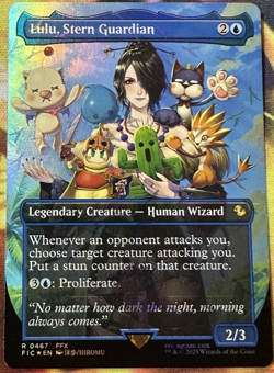 Lulu, Stern Guardian Borderless Chocobo Track Foil MTG Final Fantasy - Image 1