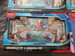 Pokemon Great Tusk Iron Threads Ex Premium Collection, Figure, ex - 5 Boxes Lot - Image 3