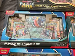 Pokemon Great Tusk Iron Threads Ex Premium Collection, Figure, ex - 5 Boxes Lot - Image 4