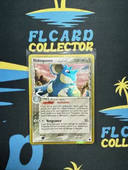 Pokemon TCG Nidoqueen (Delta Species) 7/101 Holo Rare - EX Dragon Frontiers - LP - Image 1