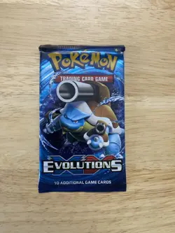 Pokemon Sealed XY Evolutions Pack Mega Blastoise Artwork - Image 1