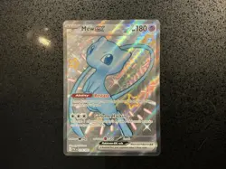 Pokemon TCG Mew EX 216/091 Paldean Fates Full Art Shiny Ultra Rare - Image 1