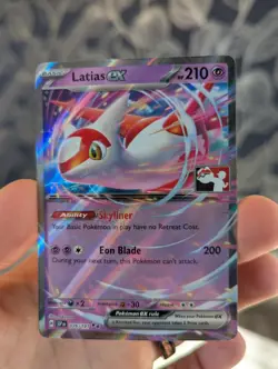 Latias Ex 076/191 Prize Pack Series 7 Stamped Play Pokemon TCG Surging Sparks NM - Image 1