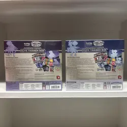 Pokemon Center Exclusive Chilling Reign : Elite Trainer Box ETB Set of 2 SEALED - Image 2
