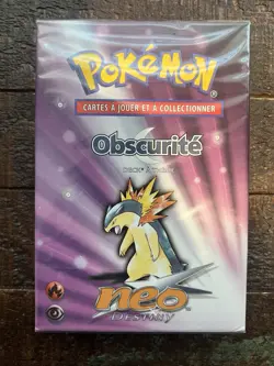 Pokemon FRENCH Neo Destiny Darkness Theme Deck - OBSCURITE - FACTORY SEALED - Image 1