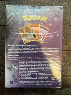 Pokemon FRENCH Neo Destiny Darkness Theme Deck - OBSCURITE - FACTORY SEALED - Image 2