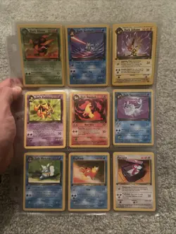 Pokemon 1st Edition Team Rocket NEAR COMPLETE Non-Holo Set - Image 3