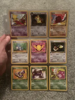 Pokemon 1st Edition Team Rocket NEAR COMPLETE Non-Holo Set - Image 5
