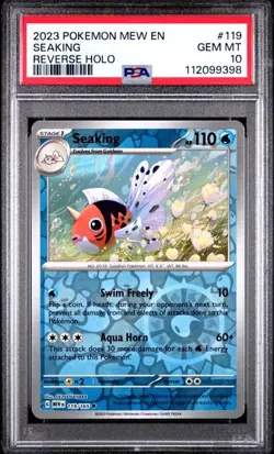 Seaking - 119/165 - Reverse Holo - SV 151 - PSA 10 LOW POP - Pokemon TCG - Image 1