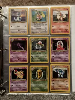1999 Pokemon Base Set Unlimited Near Complete Non Holo Set - Image 2