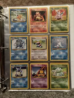 1999 Pokemon Base Set Unlimited Near Complete Non Holo Set - Image 3