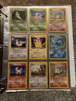 1999 Pokemon Base Set Unlimited Near Complete Non Holo Set - Image 5