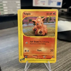 Pokemon Vulpix 136/165 Expedition Base Set Regular MP/HP - Image 1
