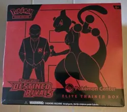 Pokemon Destined Rivals ETB Elite Trainer Box Pokemon Center Exclusive Sealed - Image 1