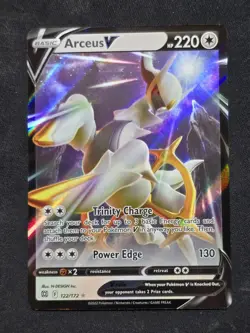 Pokemon TCG Arceus V Sword & Shield: Brilliant Stars 122/172 Holo Ultra Rare NM - Image 1