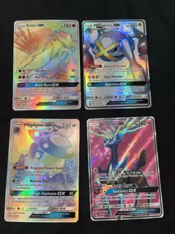 Pokemon Mid Era GX Lot Of 4 - Conditions Vary - See Photos - Read Description! - Image 1