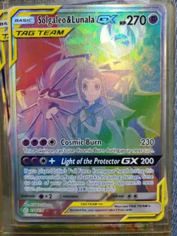 Pokemon TCG Solgaleo & Lunala Tag Team GX Cosmic Eclipse 254/236 Holo Secret - Image 1