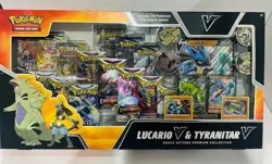 Pokemon TCG Lucario V & Tyranitar V Heavy Hitters Premium Collection NEW 2023 - Image 1