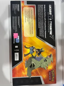 Pokemon TCG Lucario V & Tyranitar V Heavy Hitters Premium Collection NEW 2023 - Image 3