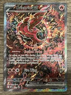 Pokemon TCG Phantasmal Flames Oricorio EX #024 SIR Black Star Promo UPC - Image 1