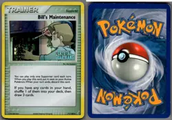 2006 Pokemon, EX Crystal Guardians, #71/100 Bill's Maintenance, Reverse Holo UC - Image 1