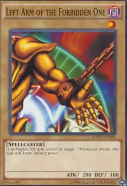 Left Arm of the Forbidden One LDK2-ENY06 Unlimited Common NM Yu-Gi-Oh! DNA GAMES - Image 1