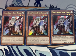 Yugioh Ghost Ogre & Snow Rabbit Ultra Rare RA04-EN015 Near Mint x3 - Image 1