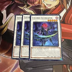 3x Lycoris Lilyreaper 1st Edition Common DOOD-EN087 Yu-Gi-Oh! - Image 1