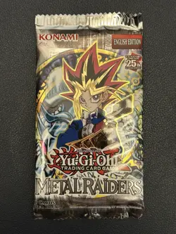 Yugioh! METAL RAIDERS 25th Anniversary BOOSTER PACK MRD Factory Sealed NEW - Image 1
