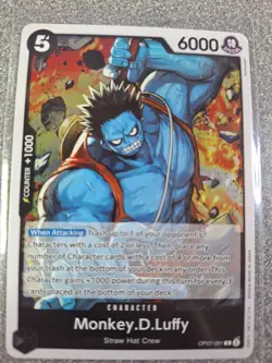 One Piece Trading Card - N230- Monkey. D. Luffy OP07-091 - Image 1