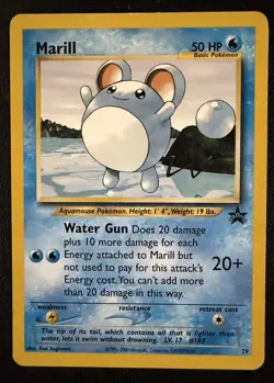 Marill 29 WOTC Black Star Promo Pokemon Card - Image 1