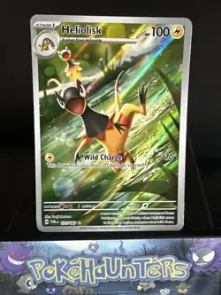 Pokemon Card Heliolisk 177/167 Illustration Rare Twilight Masquerade Near Mint - Image 1