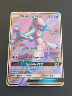 Pokemon Card Mewtwo GX Shining Legends Full Art 72/73 317 💎NM💎 - Image 1