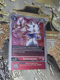 Digimon Card Game Gammamon RB1-005 U Box Topper Resurgence Booster - Image 1