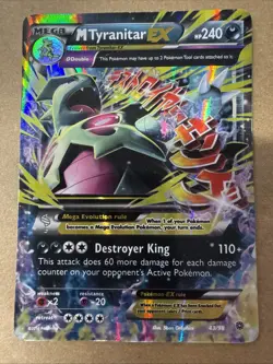 M Tyranitar EX 43/98 XY Ancient Origins Pokemon TCG Card [ENG]*** - Image 1