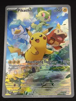 Pokemon Card TCG - Pikachu 027 Scarlet & Violet Black Star Promo Near Mint - Image 4