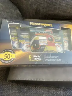 Sealed Box TCG Pokemon Mystery PresstiBundle 50+ Cards w/ Booster Bag & 4 Packs - Image 2