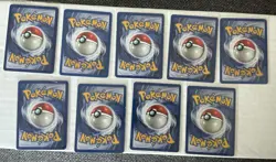 Lot of 9 1999 Pokemon Base Set 1st Edition Cards Mostly NM+ - Image 2