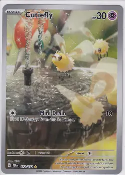 Pokemon TCG Cutiefly Holo Illustration Rare Card 172/162 Temporal Forces NM/MINT - Image 1