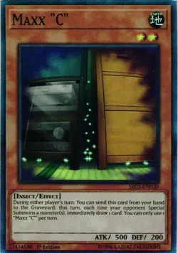 MAXX C HOLO YuGiOh YU GI OH Custom Anime Collectible Card - Image 1