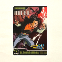 M552 Android 17 Japanese Dragon Ball Kai x Morinaga Clear Card 040 - Image 1