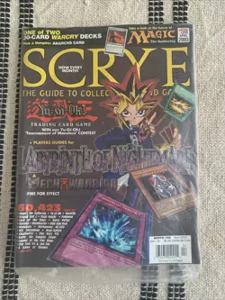 Scrye Magazine - April 2003 #58 Labyrinth Nightmare Yu Gi Oh trading cards - Image 1